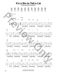 It's A Sin To Tell A Lie Guitar and Fretted sheet music cover